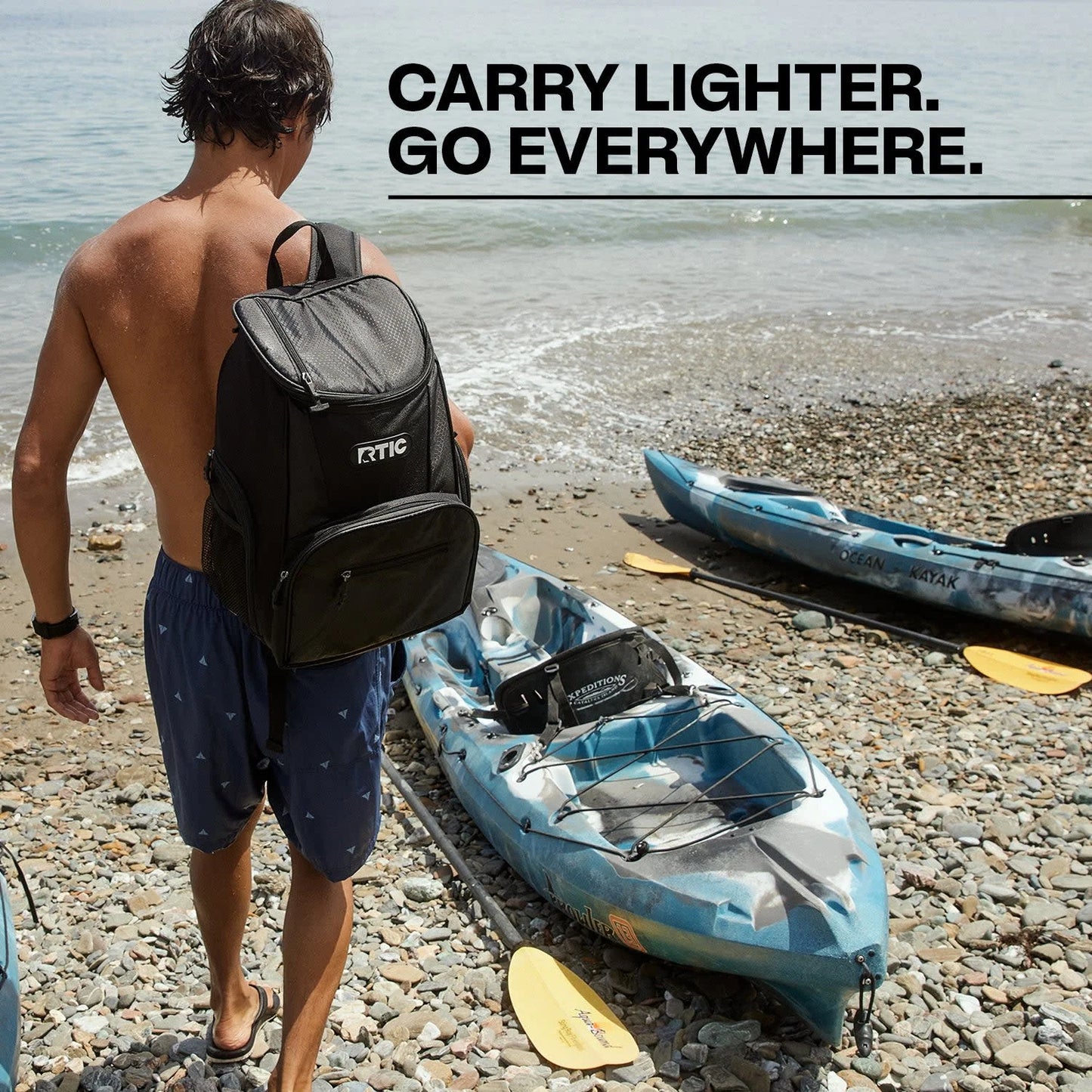 15 Can Lightweight Backpack Insulated Cooler with Pockets, Kanati Camo