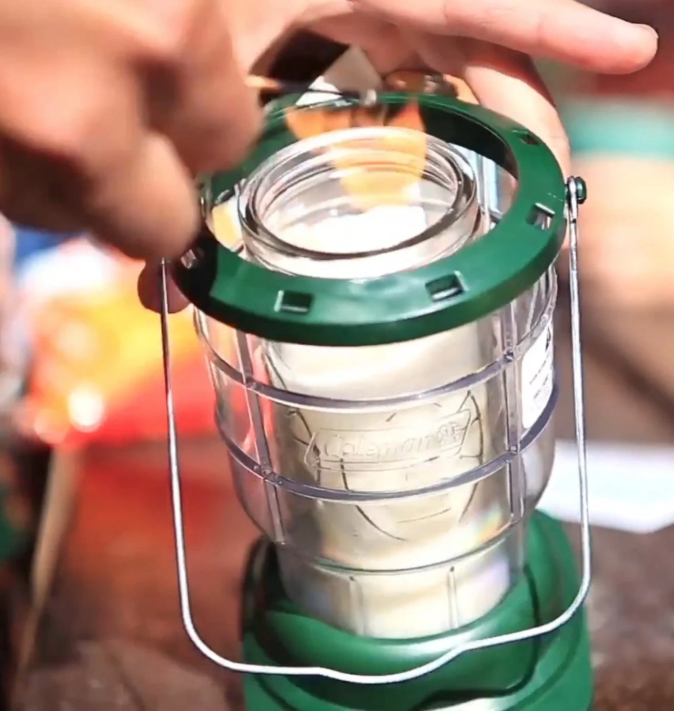 Citronella Candle Outdoor Lantern - 70+ Hours, 6.7 Ounce, Green