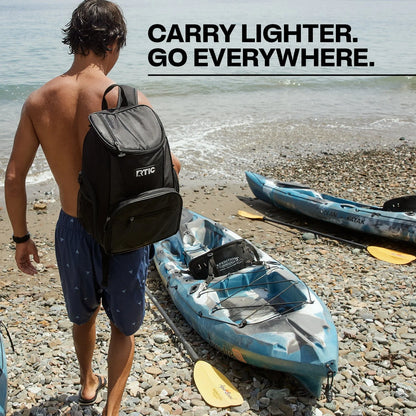 15 Can Lightweight Backpack Insulated Cooler with Pockets, Kanati Camo