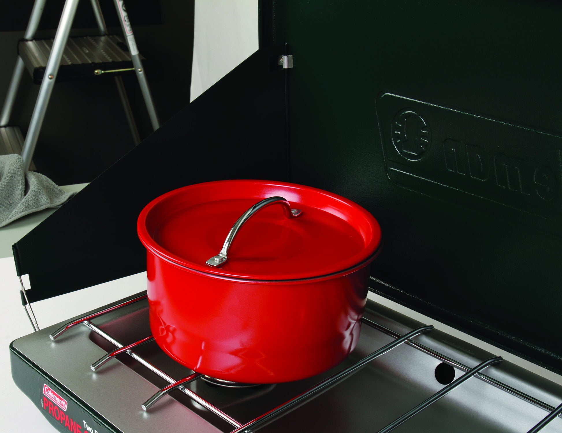 Matchlight 2-Burner Propane Stove, 10,000 BTU, Black