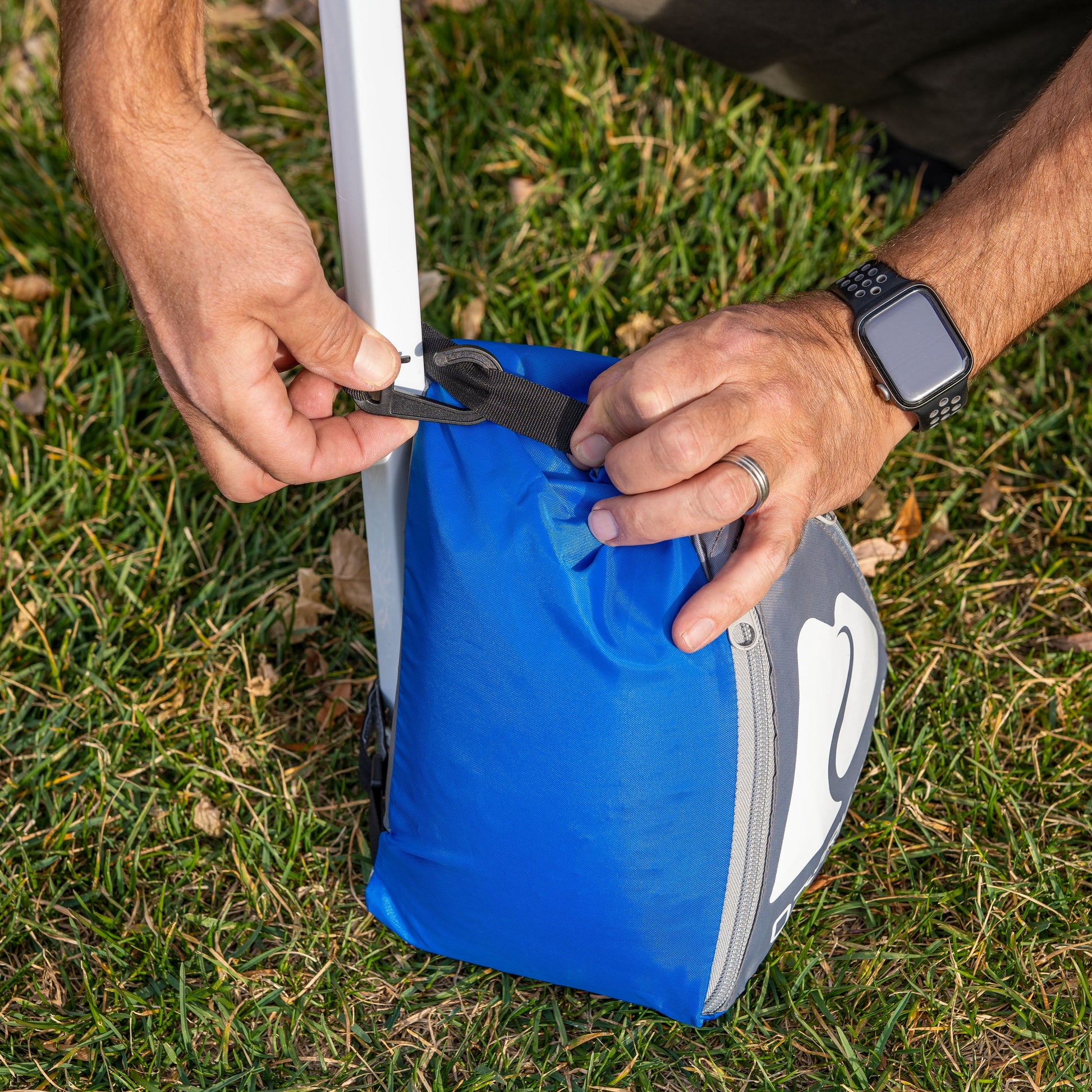 Poly Oxford 9" Sandbag Tent and Canopy Stakes (4 Pack) for Any Size Tent or Canopy