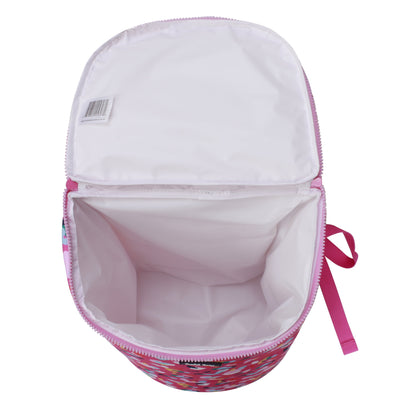 Lovely Leopard Soft Backpack Cooler Pink