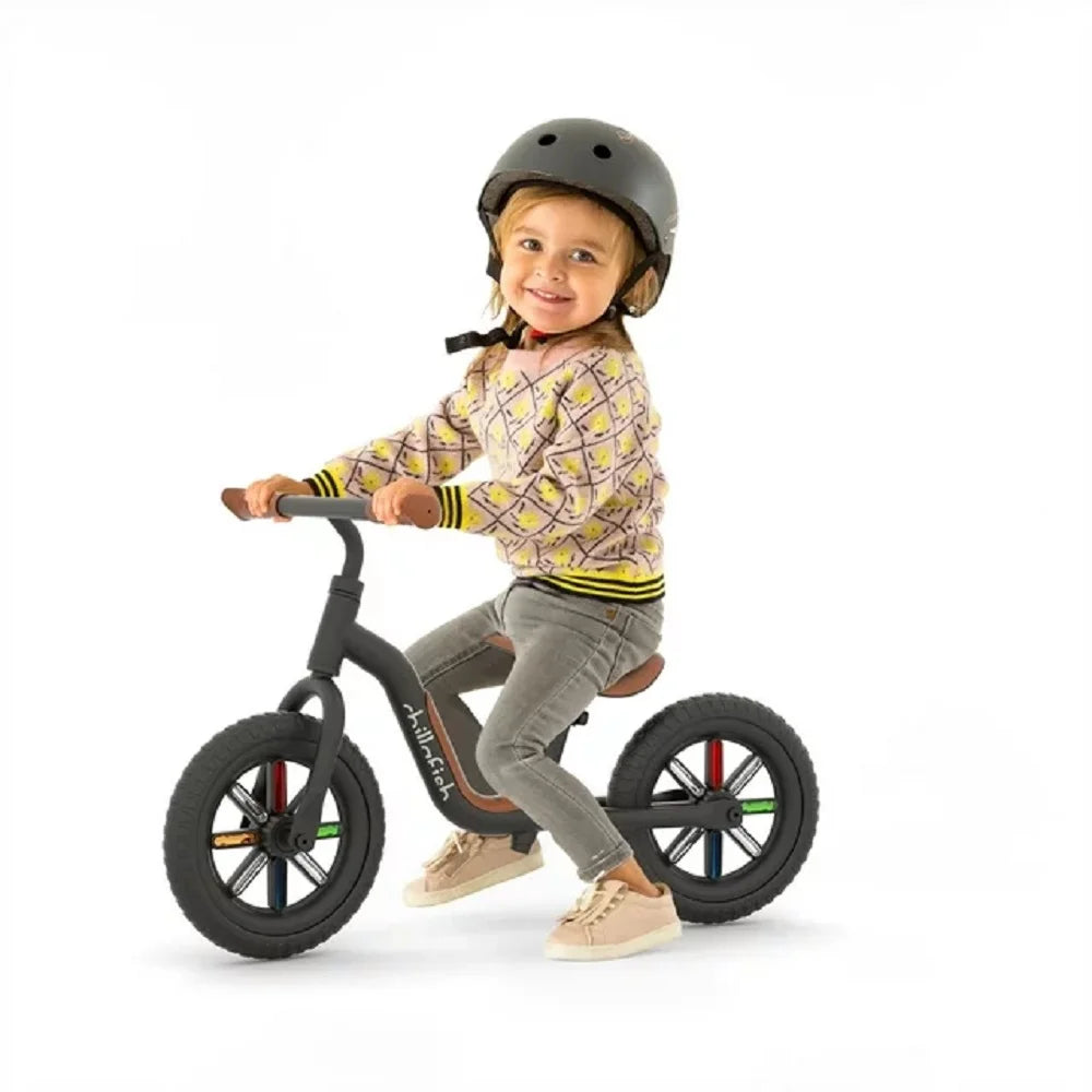 10"  Buzzi Balance Bike for Kids 1.5 Years and Older, Lightweight Toddler Bike, Black