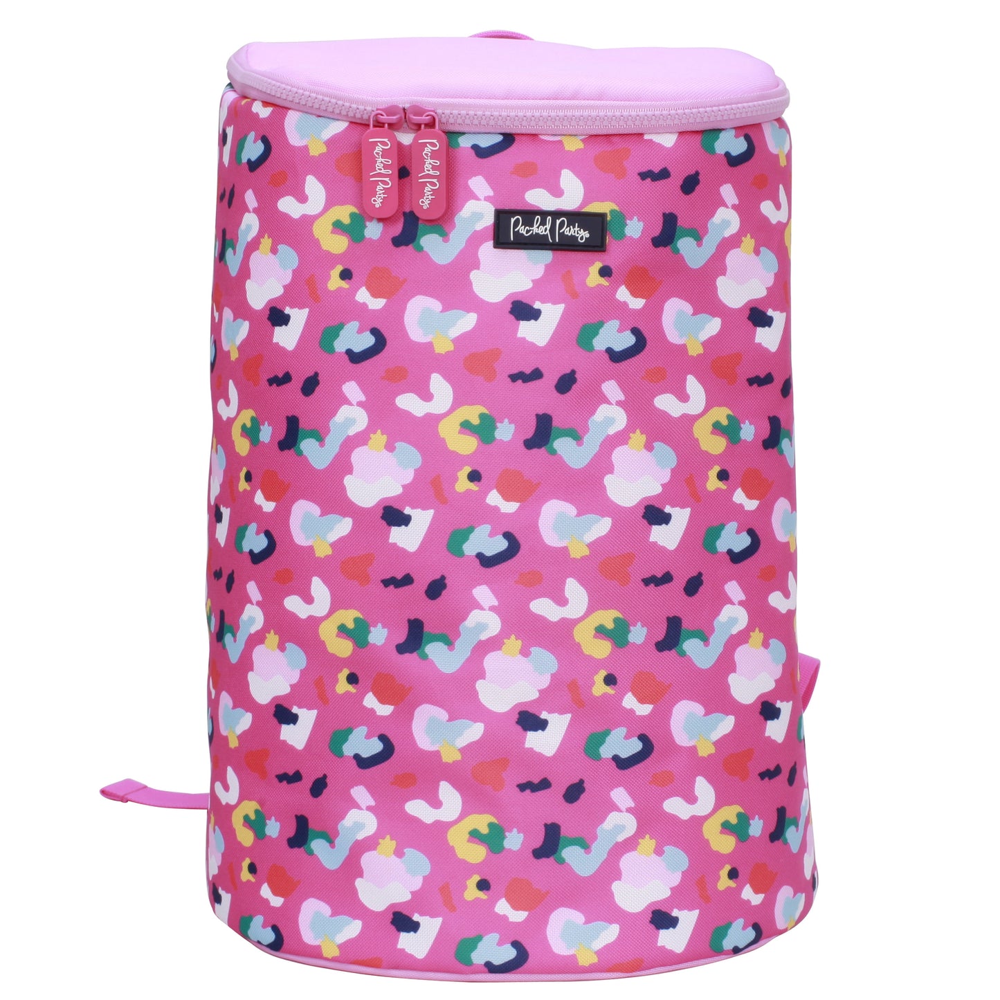 Lovely Leopard Soft Backpack Cooler Pink