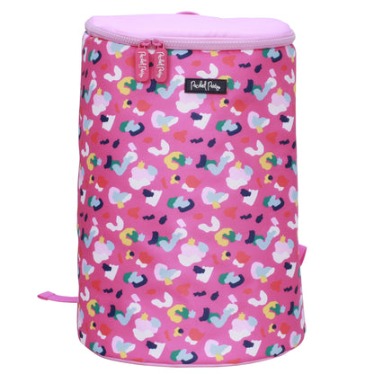 Lovely Leopard Soft Backpack Cooler Pink