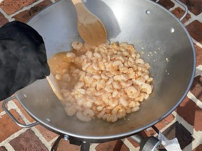 24″ Outdoor Propane Burner Cooker with Wok Stove Burner for Outdoor Cooking