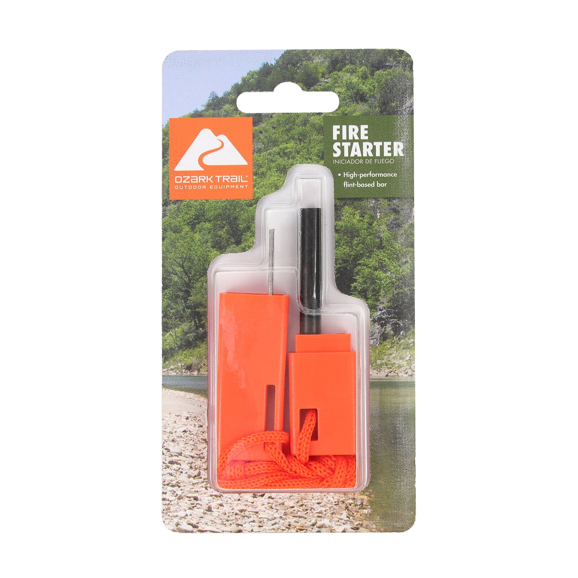 Flint and Steel Fire Starter, Portable Camping Tool, Model 5118, 1 Pack