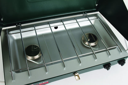 Matchlight 2-Burner Propane Stove, 10,000 BTU, Black