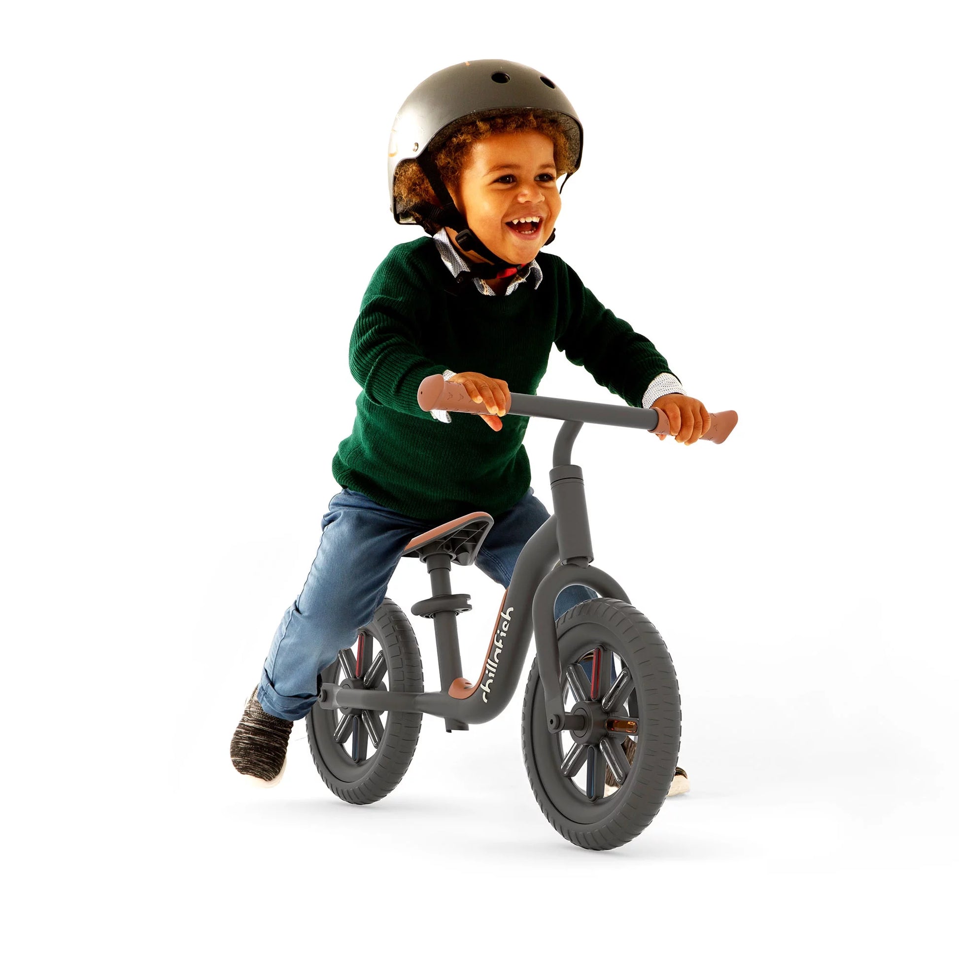 10"  Buzzi Balance Bike for Kids 1.5 Years and Older, Lightweight Toddler Bike, Black