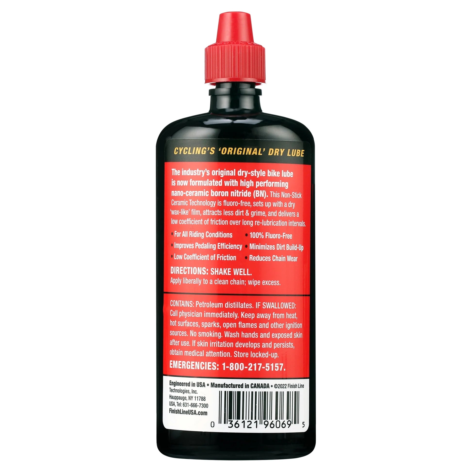 Dry Bike Lubricant with Non-Stick Ceramic Technology, 8 Oz.