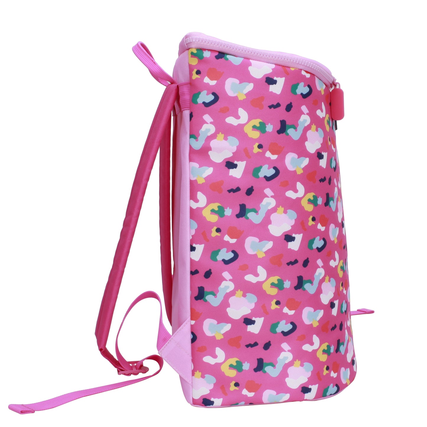 Lovely Leopard Soft Backpack Cooler Pink