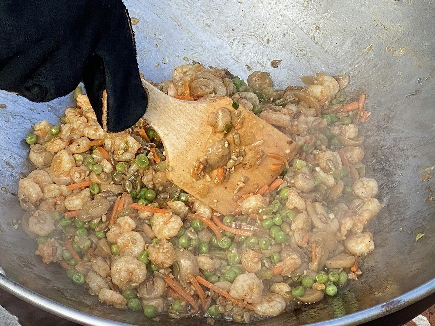 24″ Outdoor Propane Burner Cooker with Wok Stove Burner for Outdoor Cooking