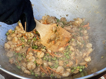 24″ Outdoor Propane Burner Cooker with Wok Stove Burner for Outdoor Cooking